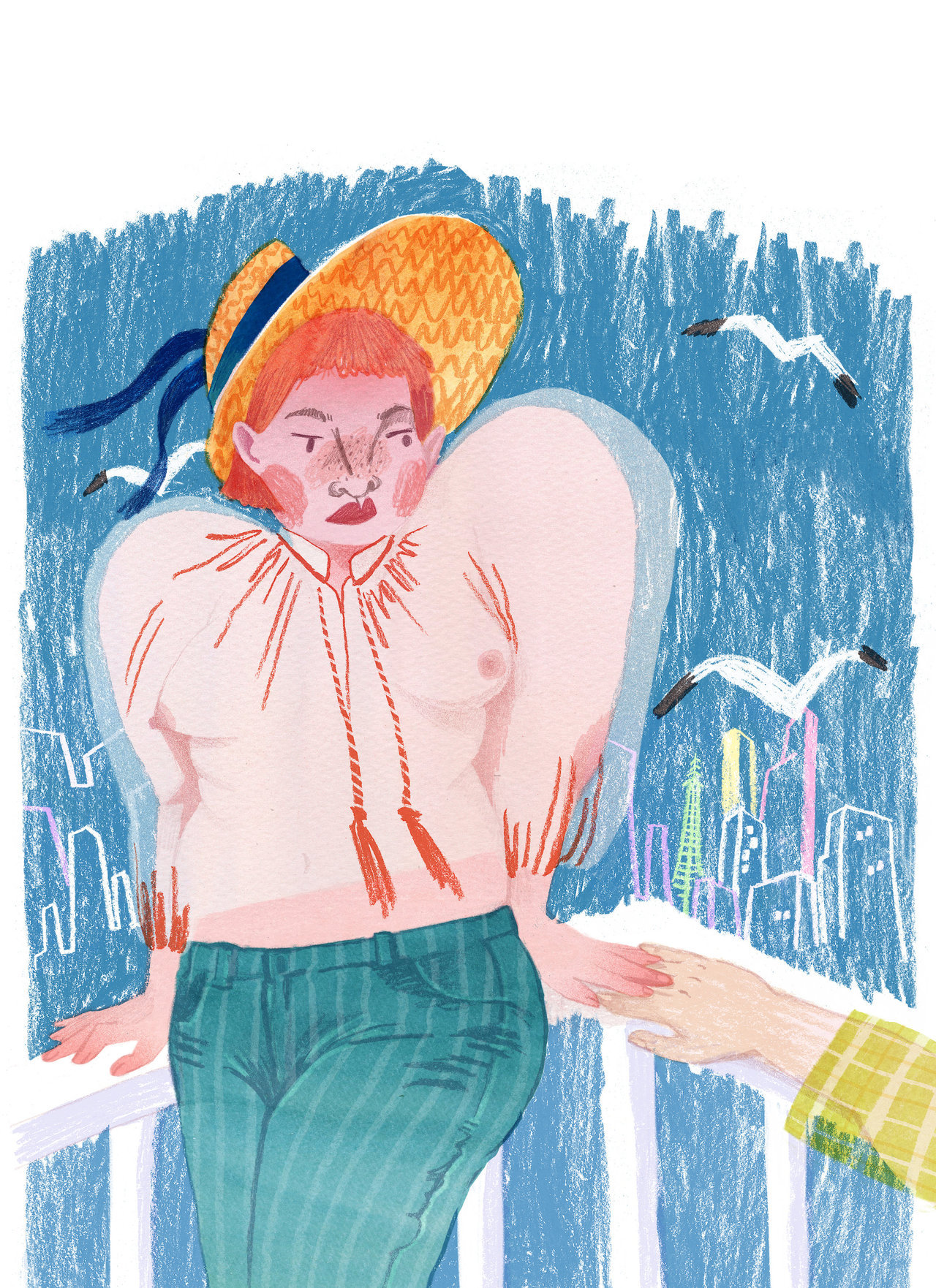 darksilenceinsuburbia:  Illustrations by Sena Kwonyou can also find me @mary_bu__[&amp;