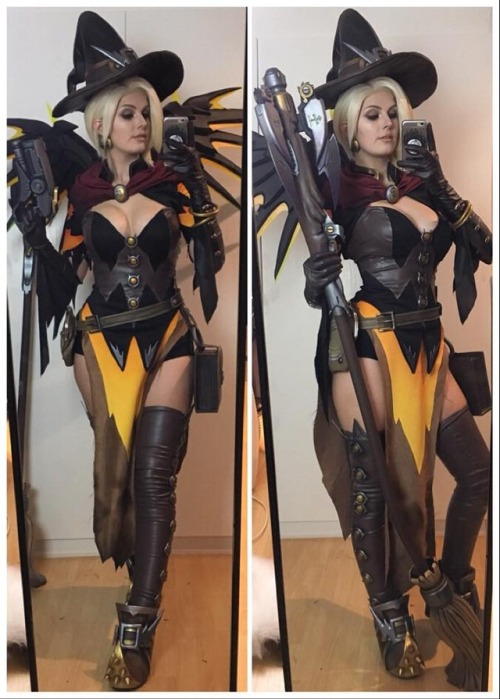 Porn kinpatsucosplayofficial: Witch Mercy from photos