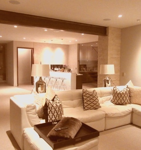 Family Room - Modern Family RoomInspiration For A Sizable, Contemporary, Open-concept Family Room Remodel