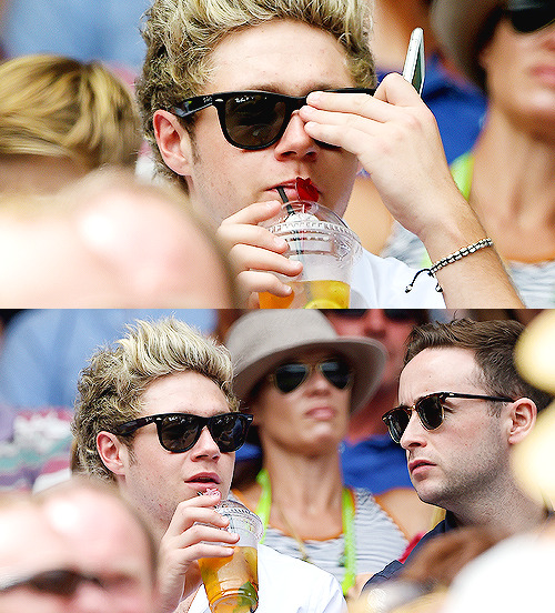 niamscozy:  Niall @ Wimbledon (29/06)