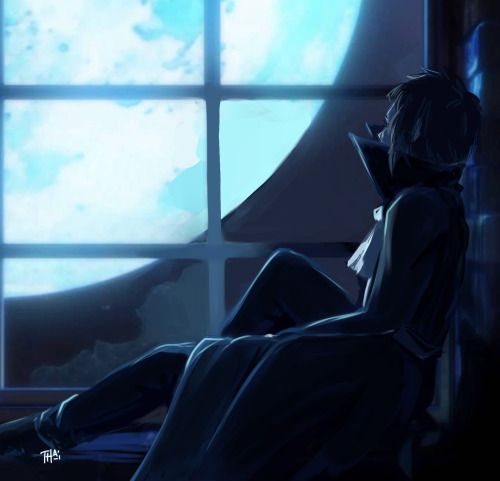 I love that one image in the first ED of Atsushi sitting by the window in the moonlight and I really