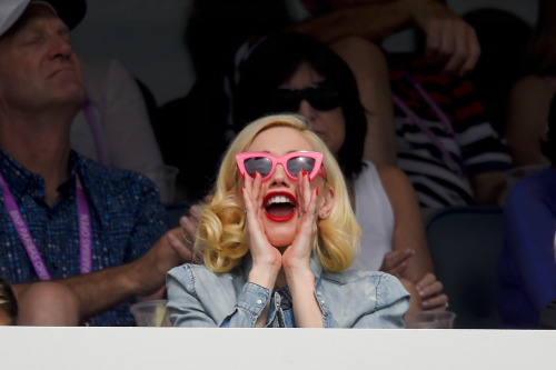 justnodoubt:Gwen Stefani at the finals of BNP Paribas Open tennis tournament, 22nd March 2015.