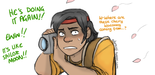 edorazzi:captain keith “moe” koganeseriously though that guy had enough anime eye shimmer for a hund