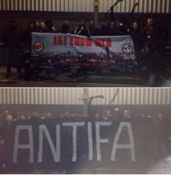 antifainternational:  Greetings from Manchester.  The hurling sticks are a welcome addition!