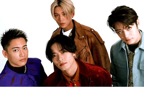 RYOKI, KAZUMA, YUSEI &AKIHISA FOR NYLON JAPAN