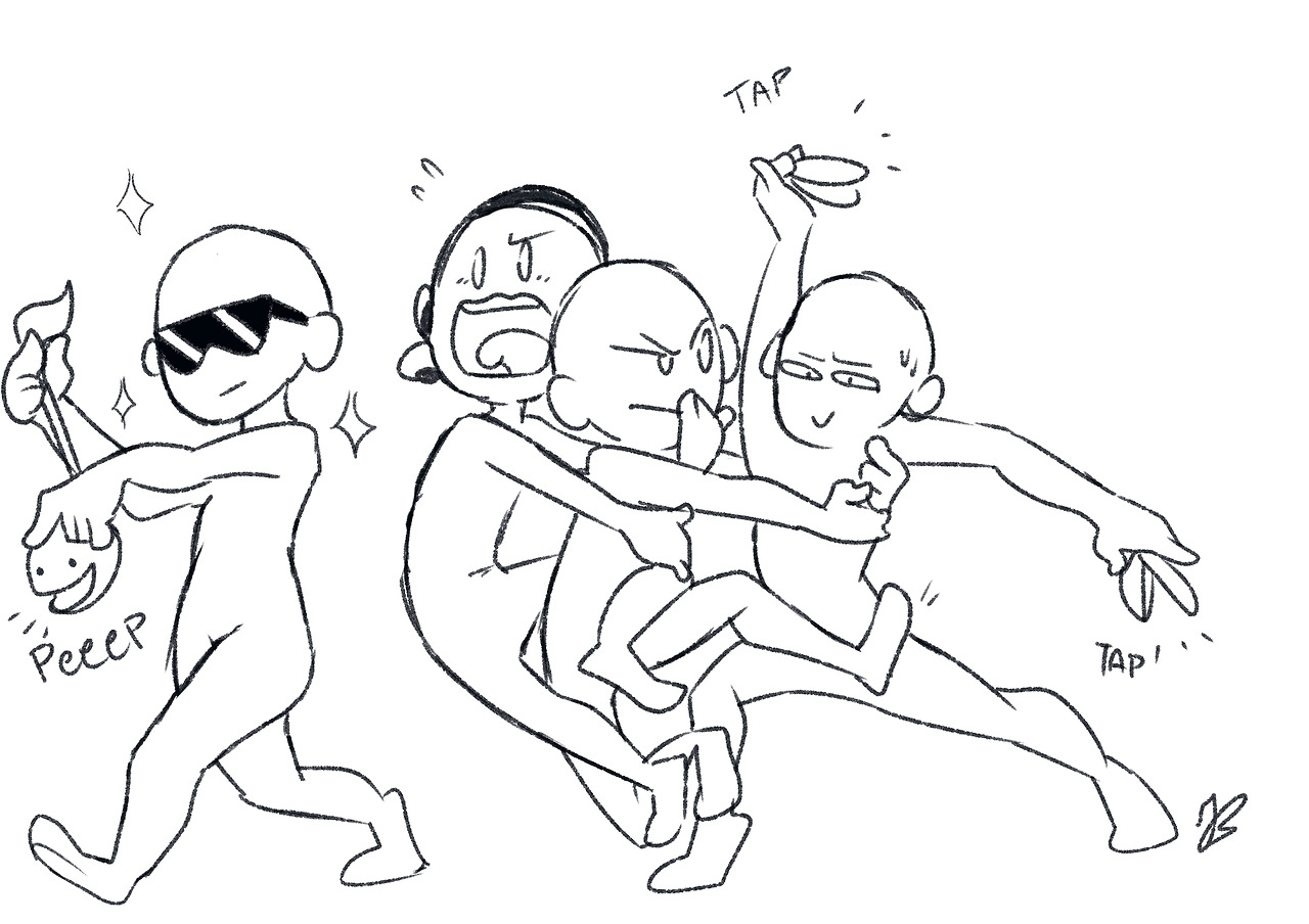 Draw Your Oc Otp Squad Free samples of various human poses. draw your oc otp squad