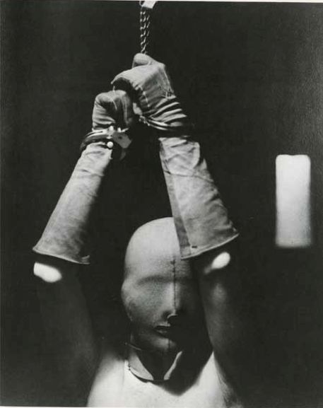 skold:man ray, woman in mask, 1928 // trent reznor in nine inch nails’ video for closer, dir. mark romanek, 1994 
