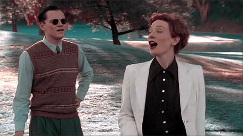 thefilmfatale: In The Aviator, director Martin Scorsese designed each year in the