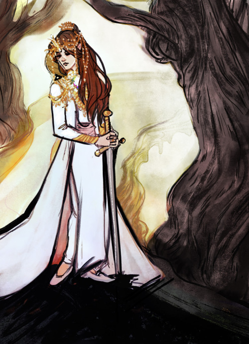 nisiedrawsstuff: Dior Eluchíl the doomed king of doriath