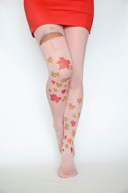 autumn leaves pantyhose // $24.90