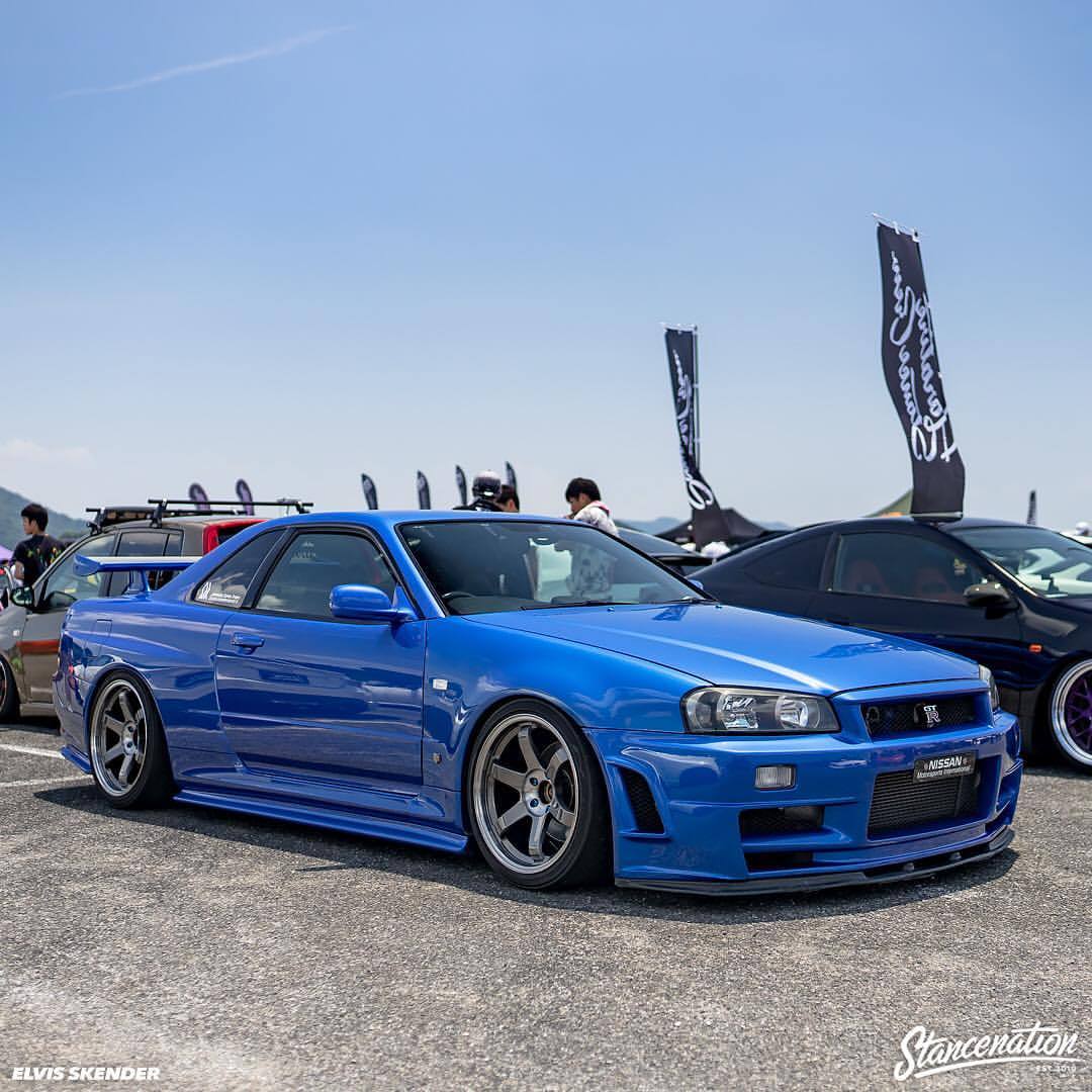 stancenation:  Wouldn’t change a thing on this R34 GTR. 😍 | Photo by: @sn_elvis