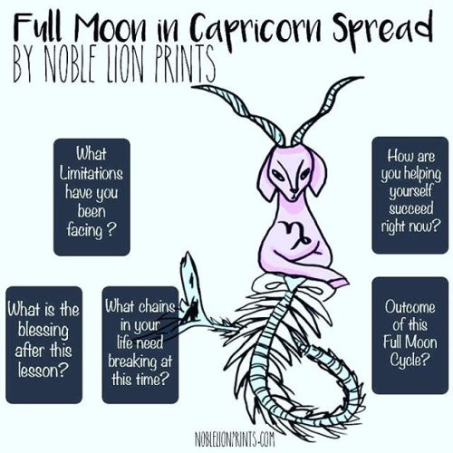 Happy Full Moon! Take advantage of these steady Capricorn vibes by planning out your next few steps 