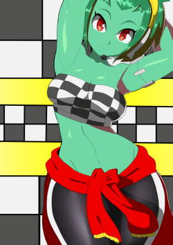 geo-tempest: Pit girl rottytops drawing <3