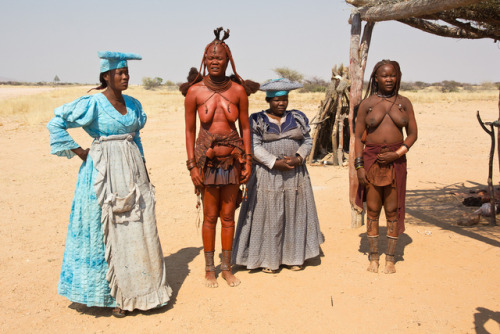 The Himba and Herero people of Namibia live side-by-side. (click to enlarge)1. Opuwo, Namibia6. Here