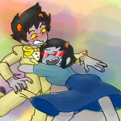 whats that slab of custard crap youre wearing karkat and why cant i coLOR AS MUCH AS I TRY???