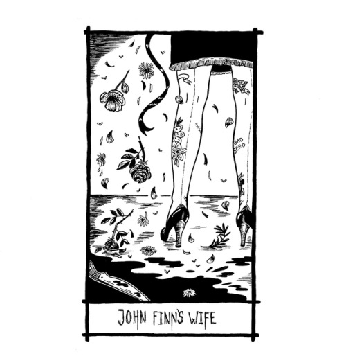  Nick Cave - John Finn’s Wife. A new Nick Cave tarot illustration! Prints of this illustration will 