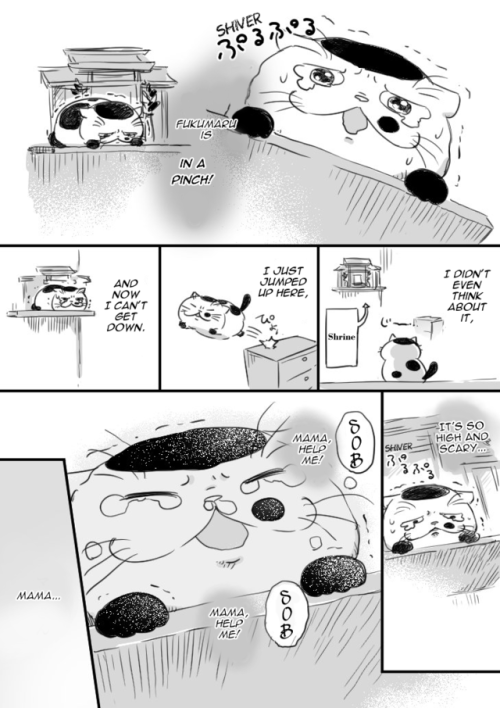 theguineapig3: Ojisama to Neko: “I’m right here.”[Original comic can be found