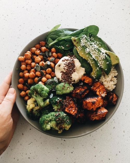 amandaducks:Food is fuel + plants are coolCurrently obsessed w the sweet potato and chickpea combo… 