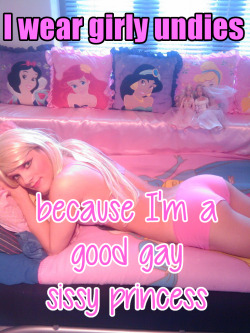 femboysandcrossdressers:  The Sissy Princess: