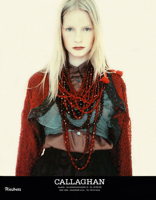 Kirsten Owen shot by Paolo Roversi for Callaghan 1988