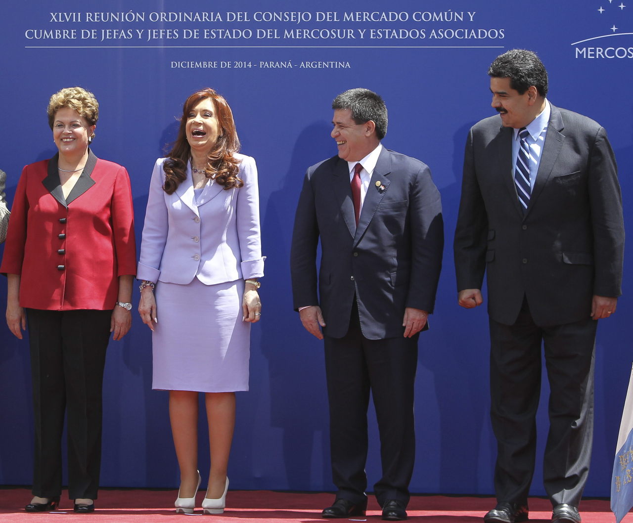CUMBRE MERCOSUR. La presidenta Cristina Kirchner es la anfitriona de la nueva edición de la cumbre de Jefes de Estado del Mercosur que se desarrolla en la ciudad de Paraná, donde se tratarán los últimos pasos para la incorporación de Bolivia al...