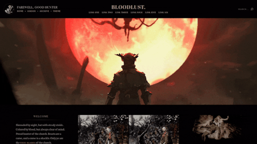 glenthemes:Theme [14]: Bloodlust by glenthemes♰ ─── preview / code / guide / credits 。BLOODLUST is a