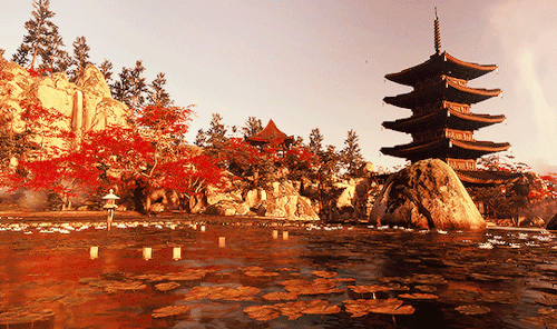 itspapillonnoir:  Ghost of Tsushima - Scenery [31/?]↳ Omi Monastery
