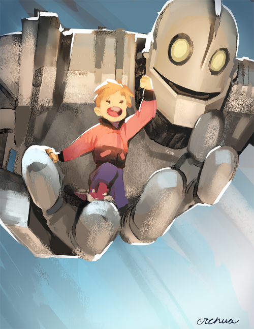 ceearrchua: Iron Giant 15th anniversary sketch for #Salimbalsketches. Ahh Robots!