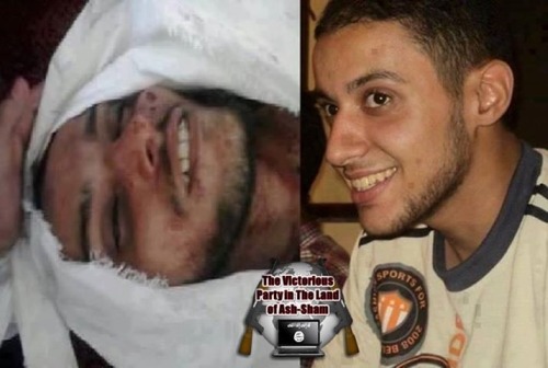 ash-sham:  Why el-Sissi burnt bodies of the martyrs ? … so that the world do not have any proof of their brutal crimes and also the Ummah can’t see this smile! 