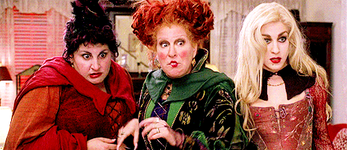 eljackinton:  I’m sorry but if you don’t think Hocus Pocus was a masterpiece