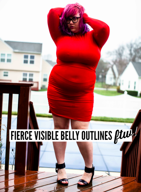 The Militant Baker: FIERCE VISIBLE BELLY OUTLINES FTW!