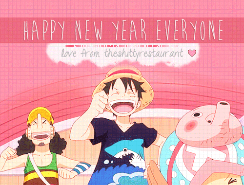 theshittyrestaurant:   Happy New Year to all my wonderful followers and friends!
