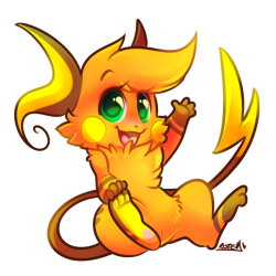 ask-firefly-the-raichu:  vaporotem:  Super extra fluffy Raichu for Firefly! Thank yooouuu ;3; ~Pokemissions YAY~  O H MY G OSH LOOK AT THIS ITS THE CUTEST THING EVER WOWOWOWOWOW  OMG cute ^w^