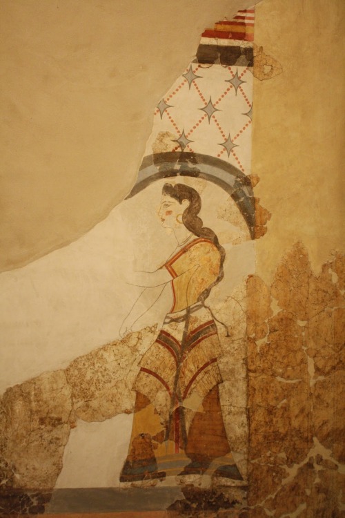 “Minoan” culture, ancient Crete (click to enlarge)1. Minoan fresco, “The Saffron Gatherer”2. Minoan 