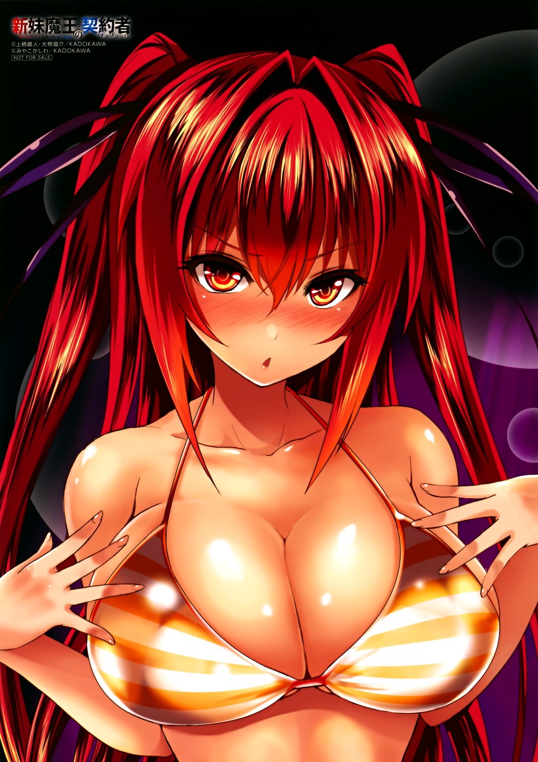 bikini top cleavage naruse mio pierre yoshio shinmai maou no testament | #319909