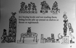 bookshelfporn:  ‘tsundoku’ - the Japanese