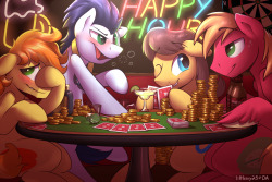 braeburned:  Happy Hour! A commission for