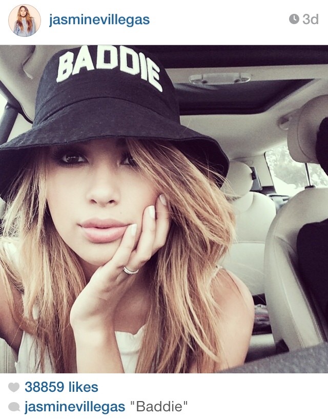jasminevillegasstyle:  Jasmine V looking like a dime as always. Rockin another trend…bucket