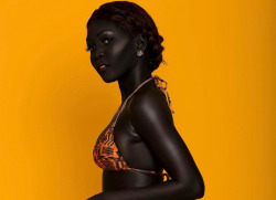imonlyadumpling:  sixpenceee:   Nyakim Gatwech is a South Sudanese model, whose stunning pictures have earned her the internet’s love and the nickname ‘Queen of Darkness.’ Nyakim currently lives in the United States, and is pursuing a career in