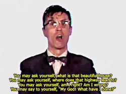 nostalgicgifs:Talking Heads – Once in a Lifetime (1981)