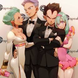 saanebloop:  bezbanner:  Vegeta Family  Artist