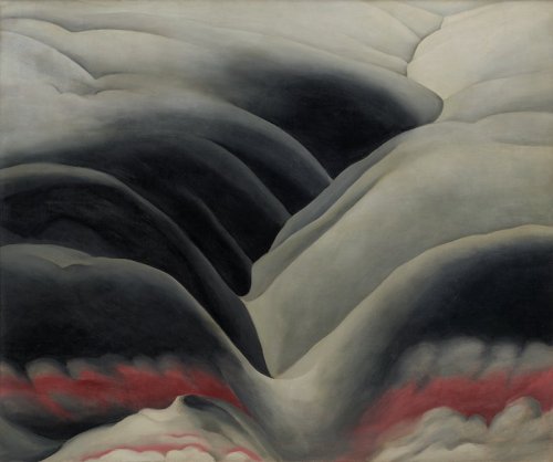 Black Place I, Georgia O'Keeffe, 1945, Minneapolis Institute of Art: Paintingsabstract landscape-lik