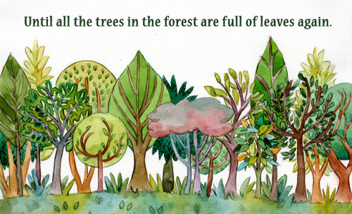 How do the trees get their leaves back? // Come tornano le foglie sugli alberi? is a short illustrat