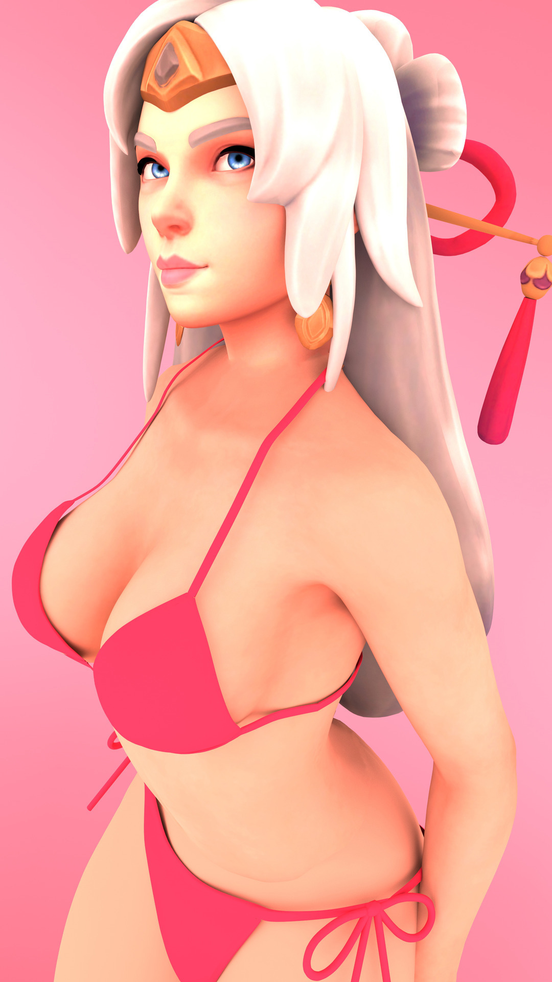 geckoscave: Lian Bikini Render Deviantart 4k Patreon after woking on Lian i saw that