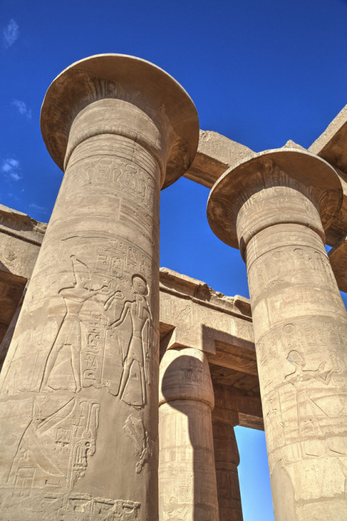 The RamesseumColumns of the hypostyle hall in the Ramesseum. The Mortuary Temple of Ramesses II, Wes