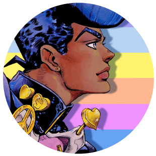 aroaesflags:Did some editing to those trans gay Josuke icons I made