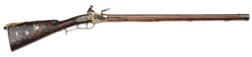 Hunting Carbine of King Louis XV of France, mid 18th century,A incredible flintlock carbine of the h