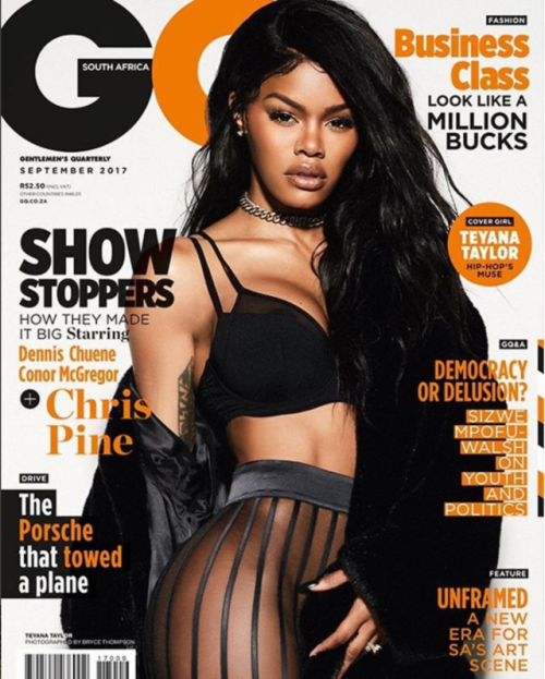 Teyana Taylor is on the cover of GQ South AfricaPhoto by: Bryce Thompson