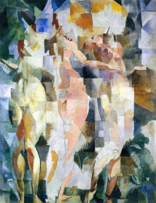 The Three Graces, 1912, Robert DelaunayMedium: oil,canvas