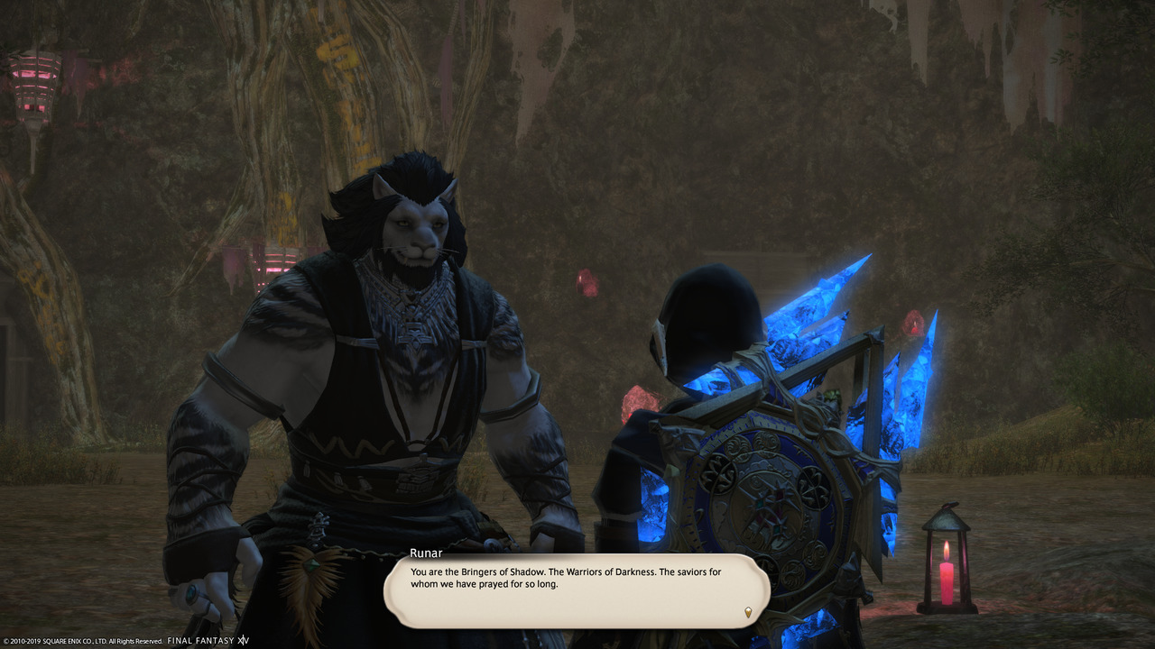 Yes, creepy cat dude, I *AM* the bringer of shadow. I told you that I was. Why would you have doubted me?